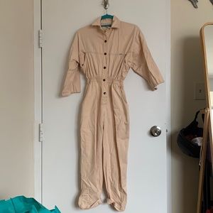 Peach Denim Boilersuit